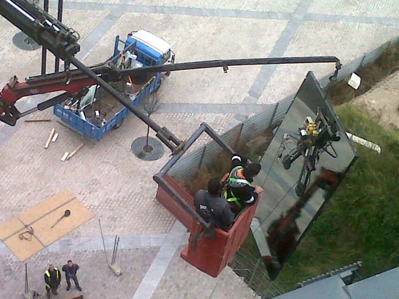 Vidrio de gran formato