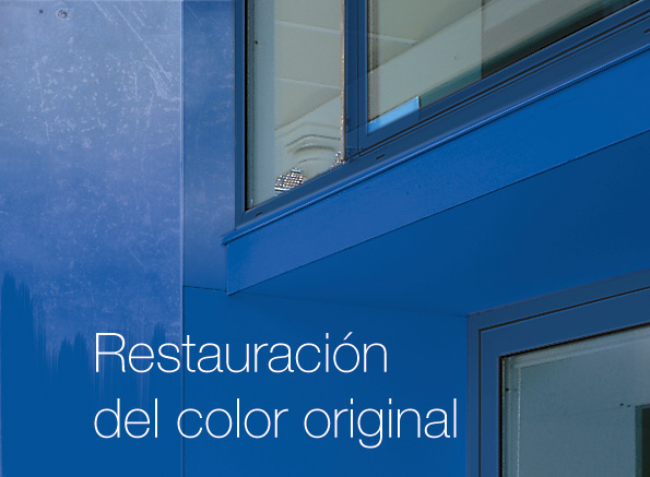 Fachada de aluminio y vidrio regenerada